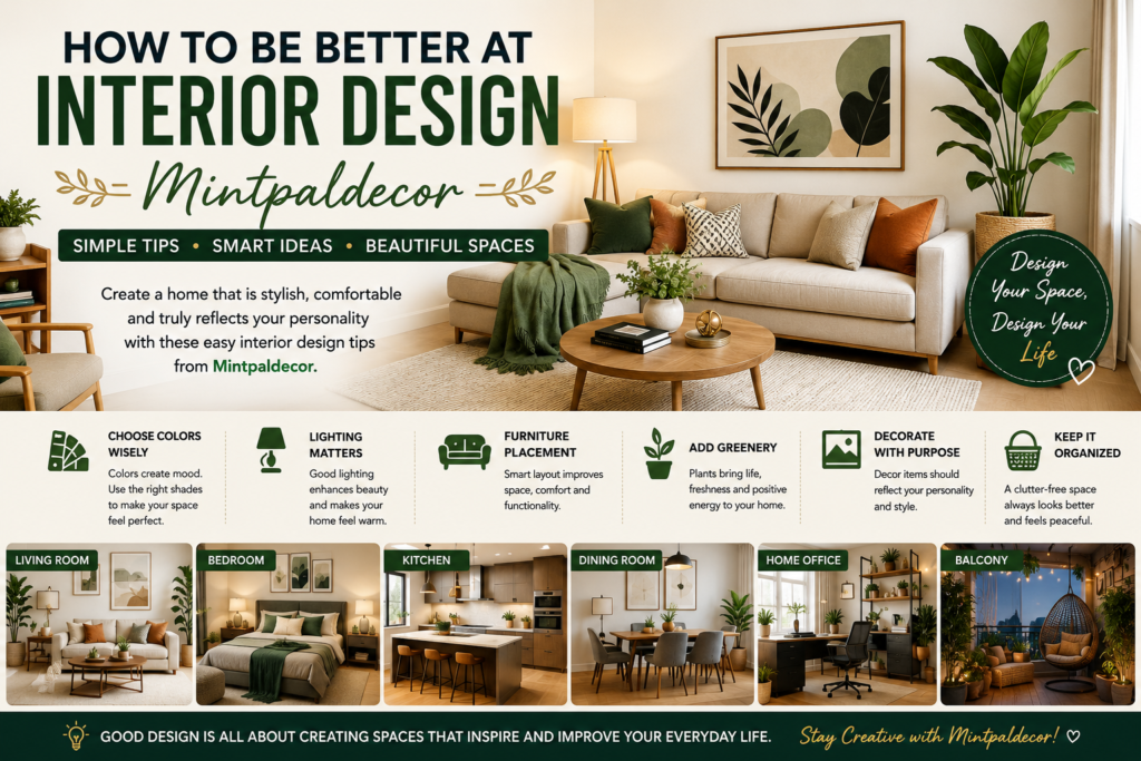 How to Be Better at Interior Design Mintpaldecor – Complete Guide