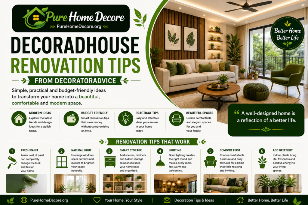 DecoradHouse Renovation Tips From DecoratorAdvice: Simple Ways to Make Your Home Look Better