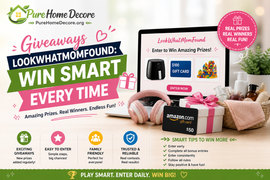 Giveaways LookWhatMomFound: Win Smart Every Time